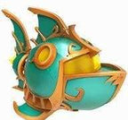 SuperChargers Skylanders - Loose Figures (No Box or Cards) - Reef Ripper