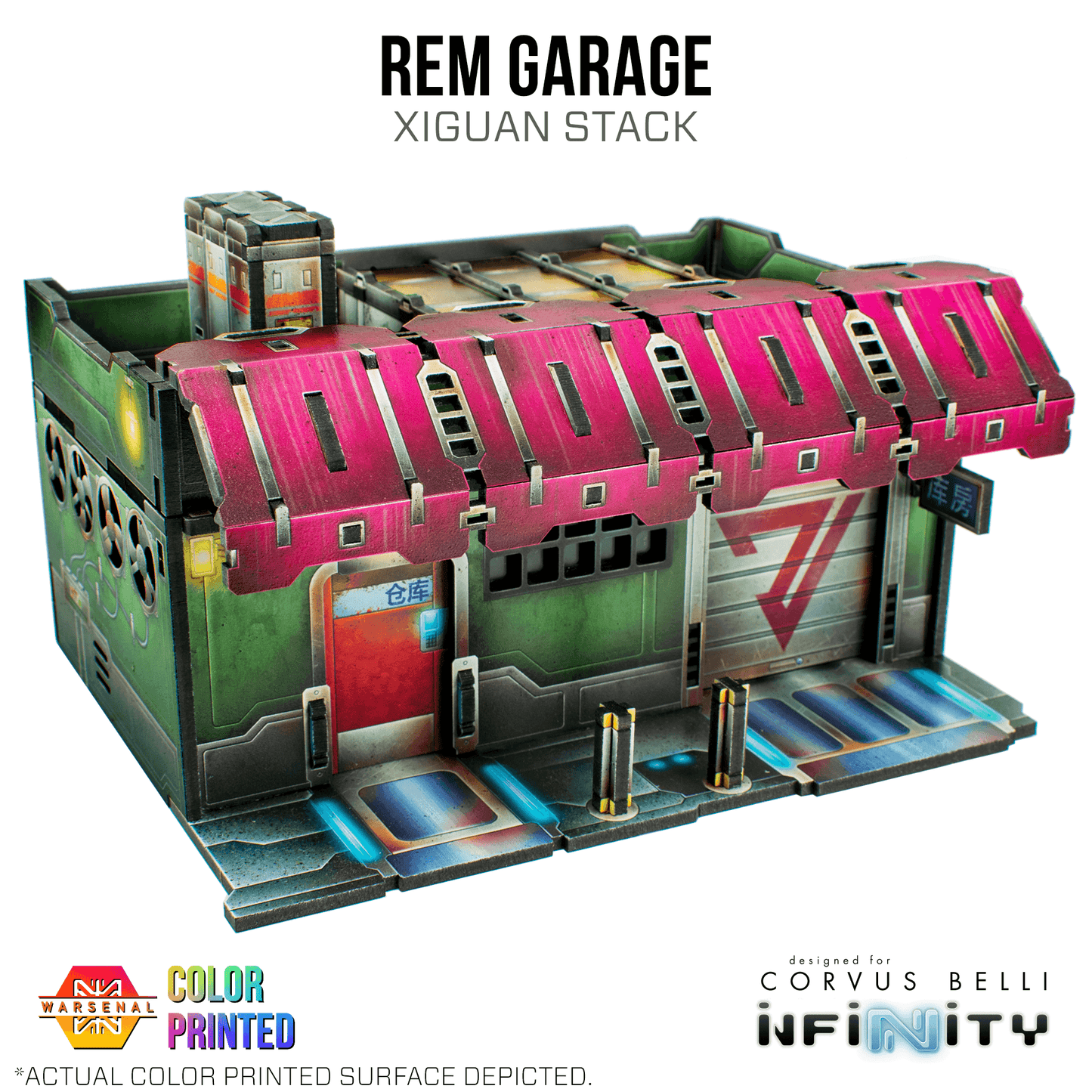 Xiguan Stacks - Rem Garage - Color Printed