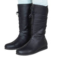 Renaissance Black Boots Costume Cosplay - S