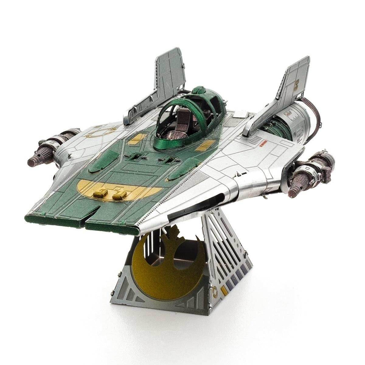 Resistance A-Wing Fighter Star Wars 3D Steel Model Kit Metal Earth - 