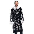 Nature Boy Flair Wrestler Deluxe Robe Halloween Costume Black