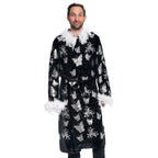 Nature Boy Flair Wrestler Deluxe Robe Halloween Costume Black