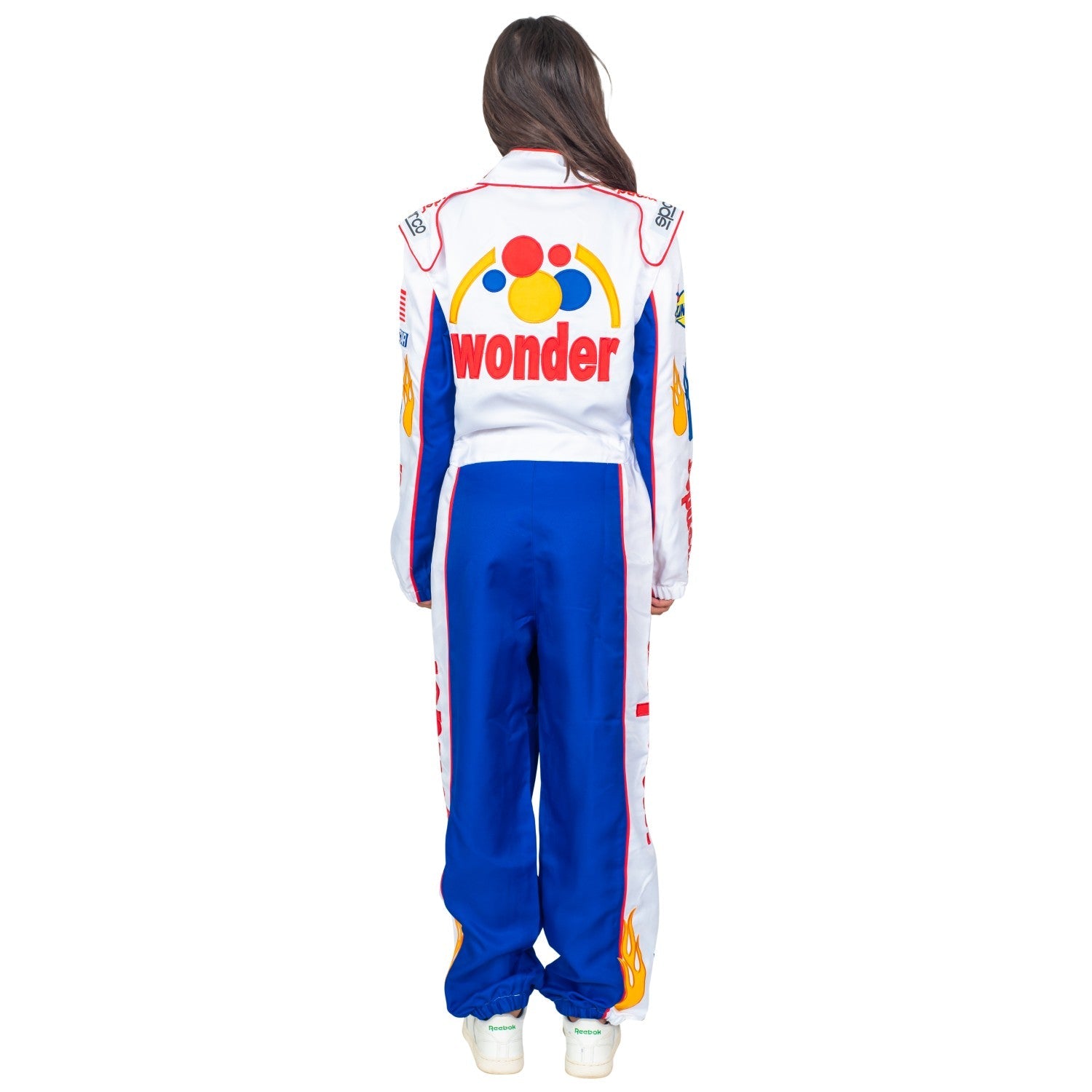 Ricky Bobby Driver Deluxe Jumpsuit and Hat Halloween Costume Cosplay