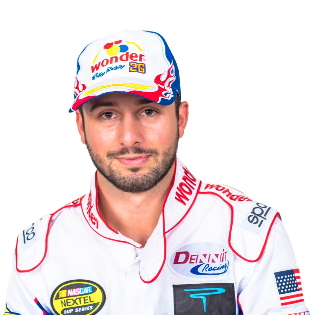 Ricky Bobby Driver Deluxe Jumpsuit and Hat Halloween Costume Cosplay