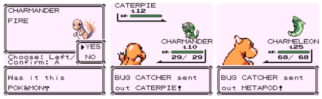 Pokemon Roaming Red GBC Video Game Gameboy Color ROM Hack