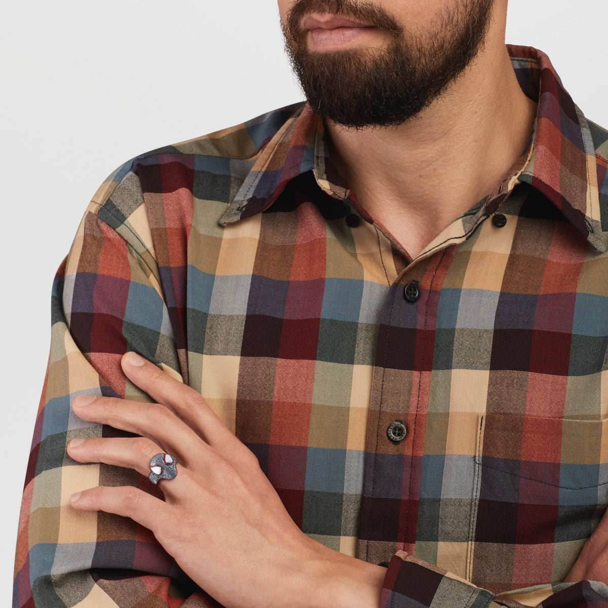 Marvel X RockLove SPIDER-MAN Miles Morales Mask Ring - Size 6