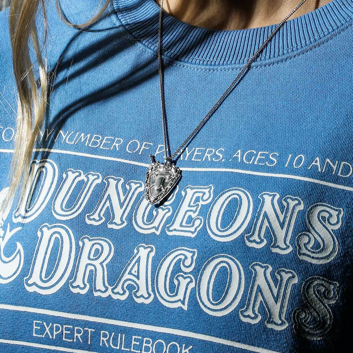 Dungeons and Dragons X RockLove Fighter Sword and Shield Necklace - 
