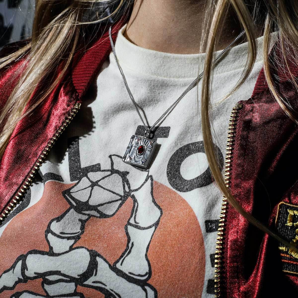 Dungeons and Dragons X RockLove Wizard Spell Book Necklace - 