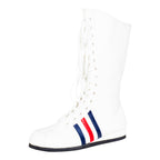 Rocky Boxing White Boots Cosplay Halloween