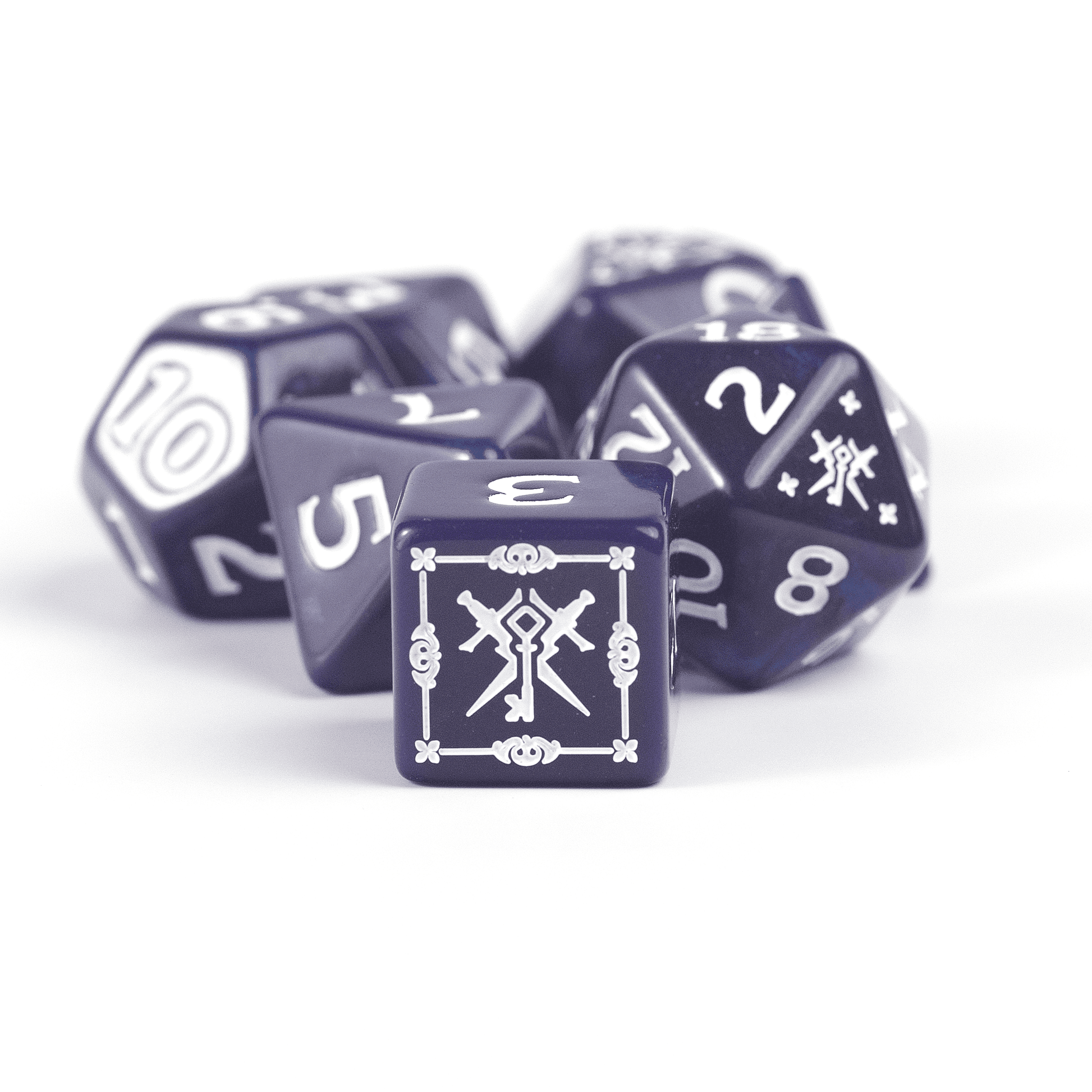 D&D Adventure Dice Set - Rogue Edition | Purple 15pc Collection - 