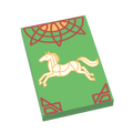 Rohan Banner (LOTR) - B3 Customs Printed 2x3 Tile - 