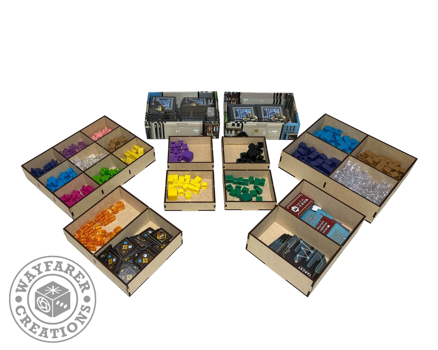 Rolling Heights Board Game Organizer Insert - 