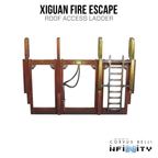Xiguan Fire Escape - Roof Access Ladder / Color Printed