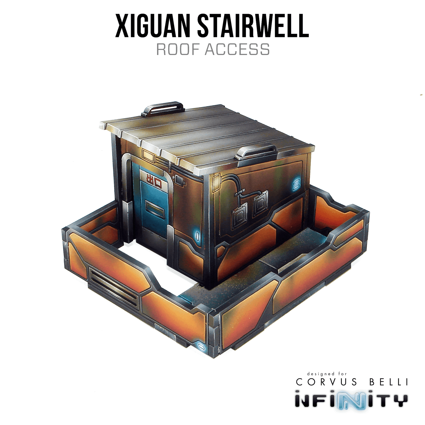 Xiguan Components - Stairwell - Roof Access / Bare MDF