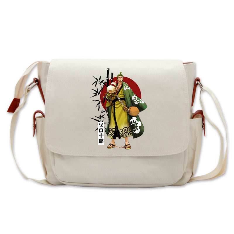 Roronoa Zoro Messenger Bag - Tan