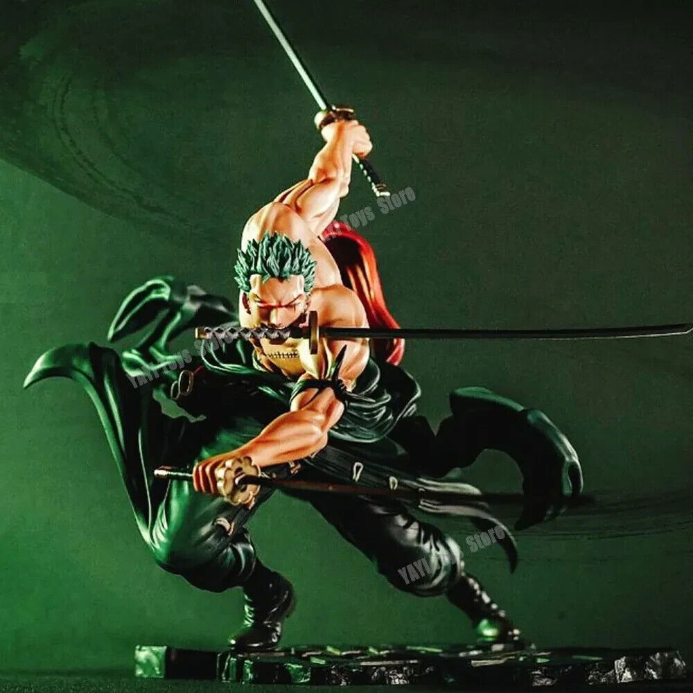 Roronoa Zoro One Piece Figure, Anime Figurines King of Hell Wano Onigashima Santoryu Ogi