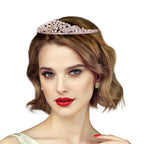 Glass Crystal Pageant Queen Tiara