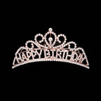 Happy Birthday Rhinestone Party Tiara