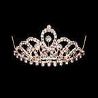 Mini Crystal Rhinestone Pave Princess Tiara