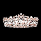 Teardrop Stone Accented Crown Tiara