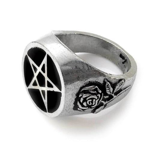 Roseus Pentagram Ring - 