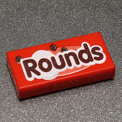 Rounds - Custom Printed 1x2 Tile - 
