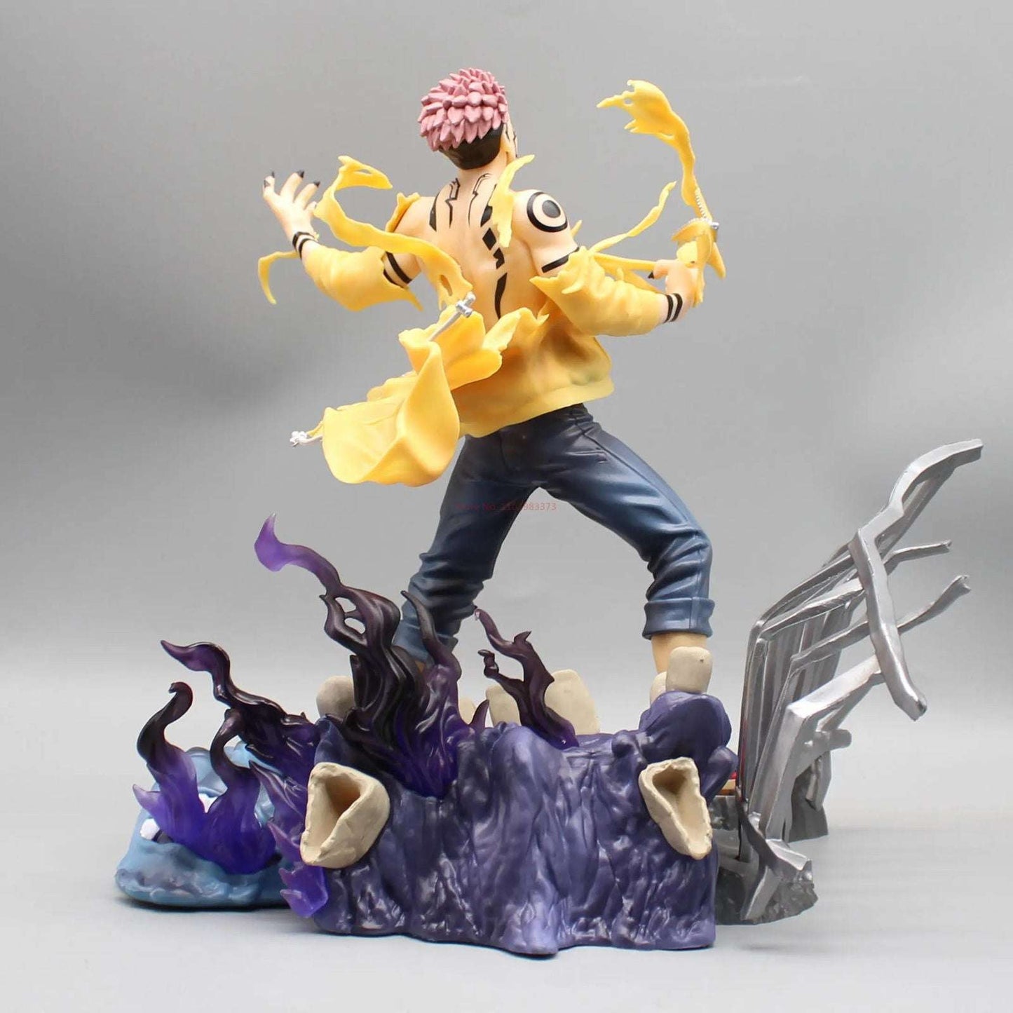 Ryomen Sukuna Anime Figure, Jujutsu Kaisen JJK Action Figurines Statue Collection 25 cm