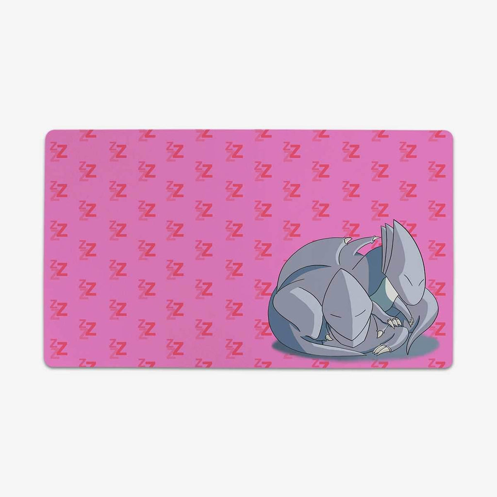 Sleepy Dragons Playmat - Standard Playmat / Pink / Plain