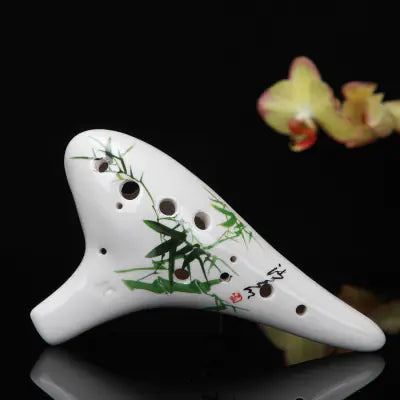Hand-Painted C Key Ocarina - 12 Holes Professional