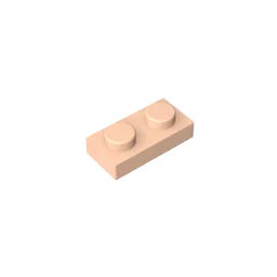 Gobricks GDS-502 Plate 1 x 2 Compatible Building Blocks | 6225 Pieces for DIY Creations