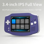 ANBERNIC RG34XX Retro Handheld Game Console 3.4" IPS Screen Linux 64-bit Video Gaming Player Support WiFi Bluetooth HD TV Output