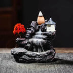 Waterfall Backflow Incense For Home And Office Decoration With Incense Cones - 1pcs