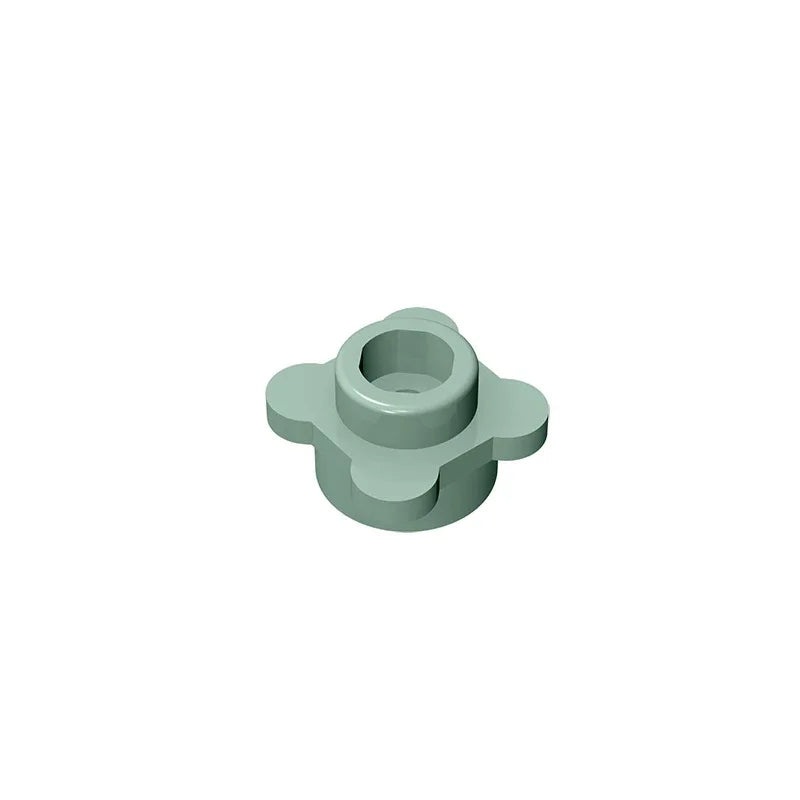 Gobricks GDS-839 Plate Round 1x1 with Flower Edge | Compatible with Lego 33291 28573
