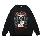 Anime Overlord Graphic Hoodie Women Men Long Sleeve Sweatshirt