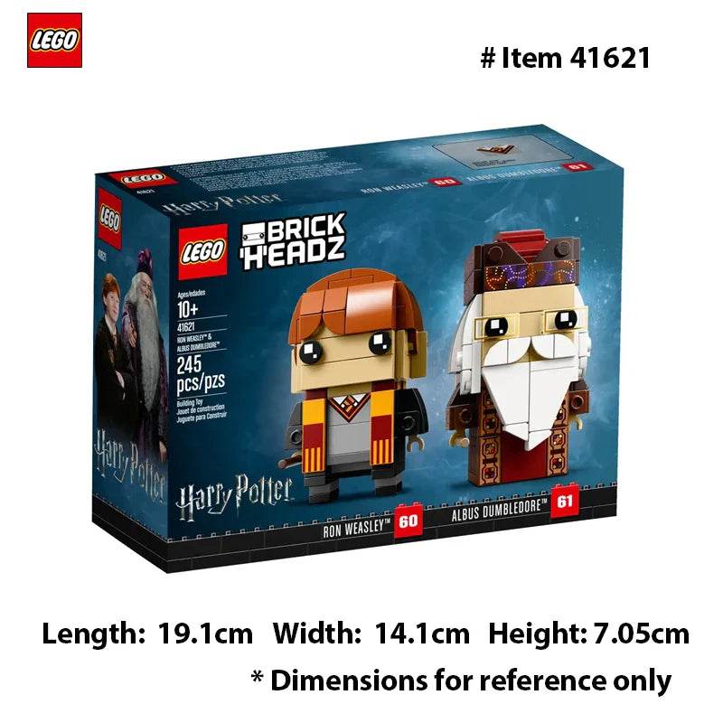 LEGO 41621 Limited Edition BrickHeadz Ron Weasley & Albus Dumbledore Building Kit 245 PCS 10+ years old - 41621