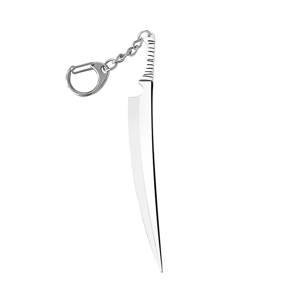 Bleach Millennium Bloody Battle Keychain Kurosaki Ichigo Sword Key Chain Keychains Anime Accessories llaveros