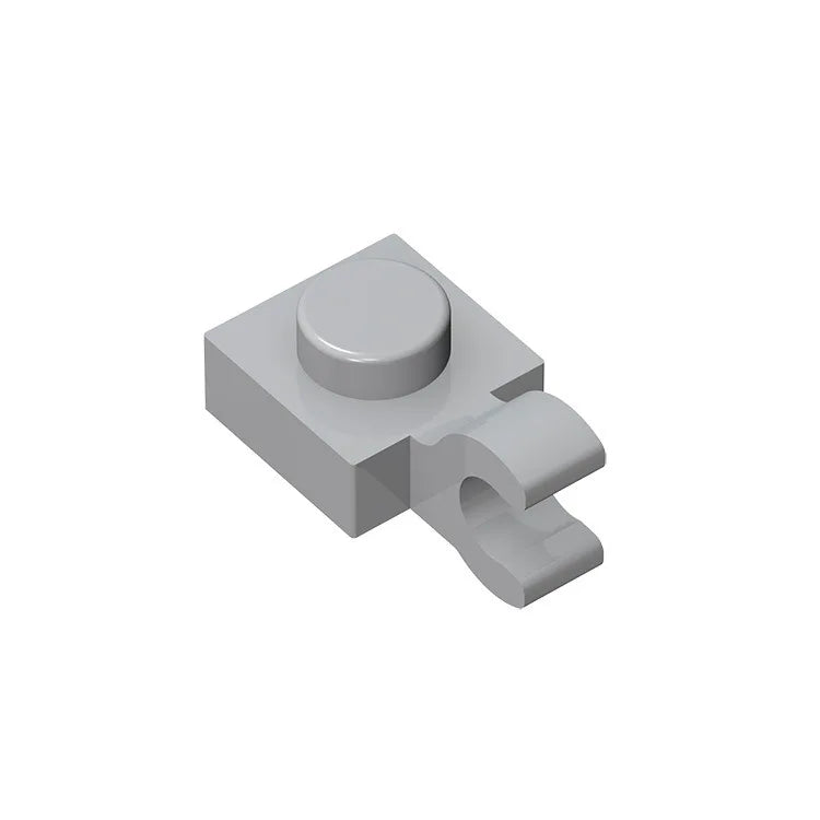 Gobricks GDS-813 1x1 Plate with Vertical Holder | Compatible with Lego 6019 and 61252