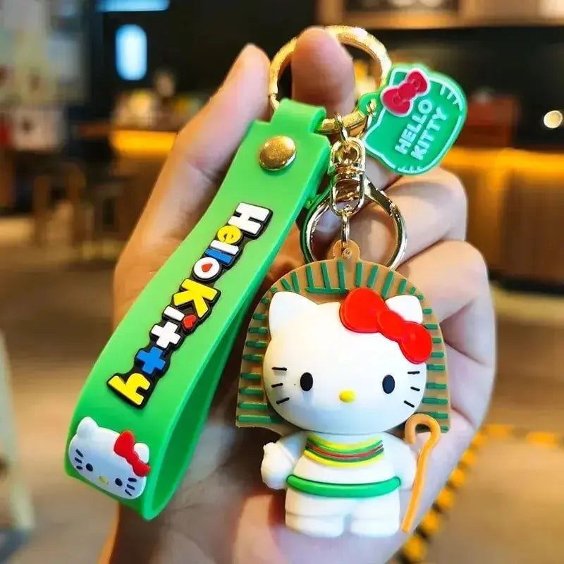 Sanrio Hello Kitty Key Chains, Kawaii Anime Cartoon Cinnamoroll Car Keychains Backpack Ornaments