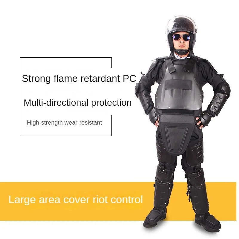 Anti-Riot Suit for Man Security Armor Retardant Safety Protective Military Equipment Full Body Armor Tactical Vest Kneepad