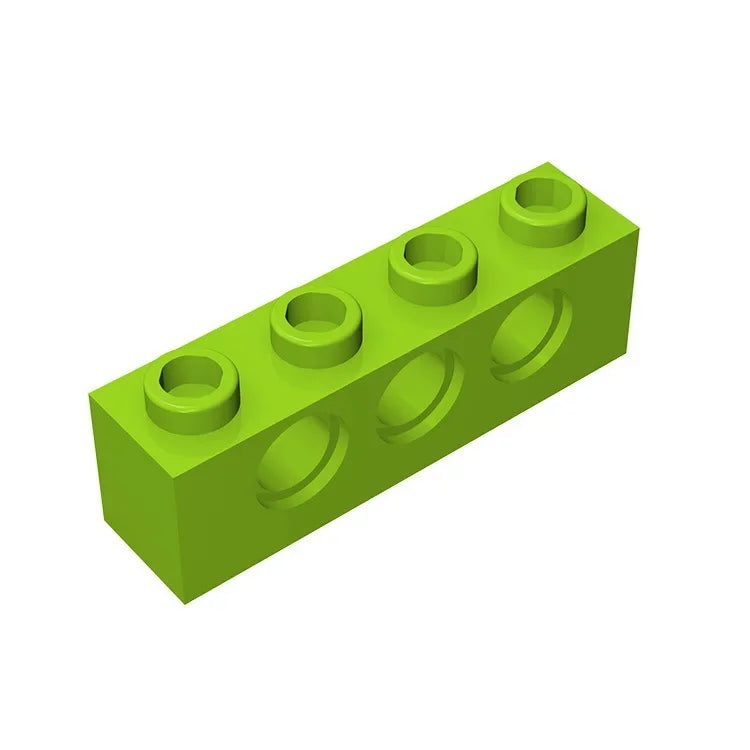 Gobricks GDS-625 Technical Brick 1x4 3-Hole | Compatible with Lego 3701