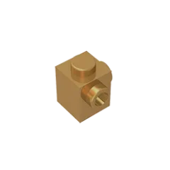 Gobricks GDS-1046 Modified Brick 1 x 1 with Studs on 2 Sides | Building Block for DIY