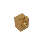 Gobricks GDS-1046 Modified Brick 1 x 1 with Studs on 2 Sides | Building Block for DIY