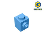 Gobricks GDS-1046 Modified Brick 1 x 1 with Studs on 2 Sides | Building Block for DIY