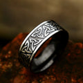 Fashion Vintage Vikings Valknut Ring For Men Women Stainless Steel Simple Rings Party Personalized Jewelry Gifts Dropshipping