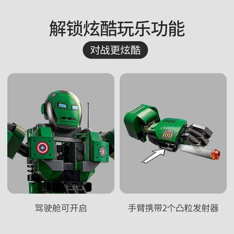 LEGO Super Heroes 76201 Captain Carter and Nine-headed Snake Practitioner educational assembly toy - 