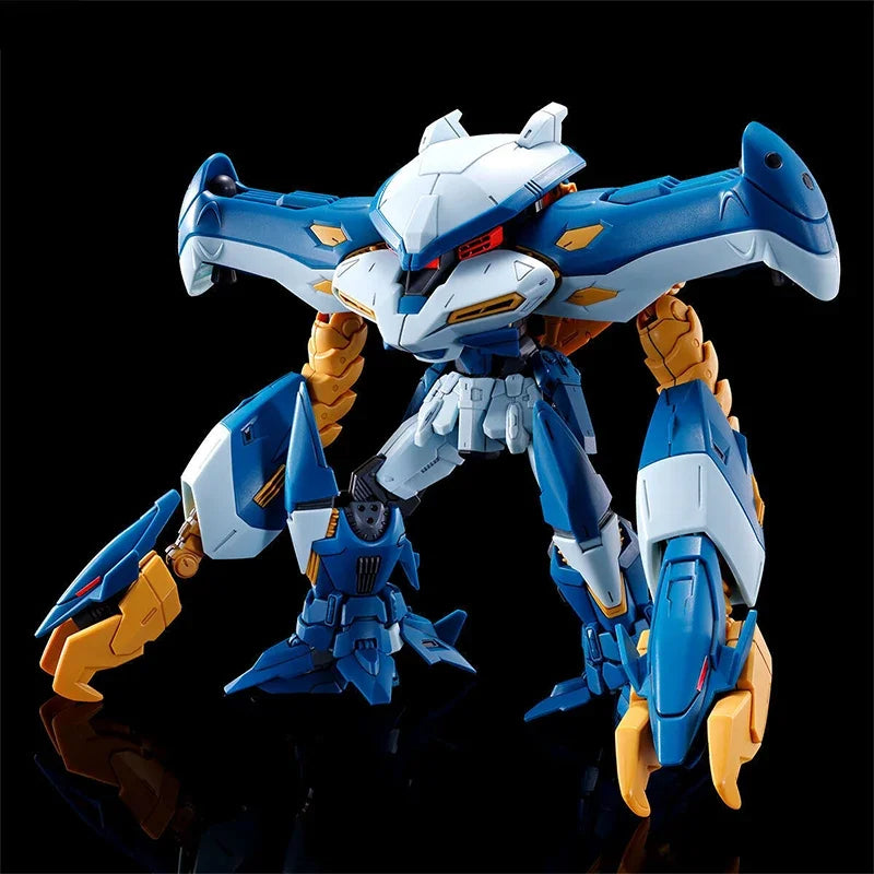 BANDAI Genuine Original Gundam HG OZ-10VMSX-2 Burnlapius Action Anime Figure PVC Collectible Model Dolls Statuette Ornament Gift