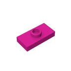 Gobricks PLATE 1X2 W. 1 KNOB | Modified Building Block Compatible with Lego 15573