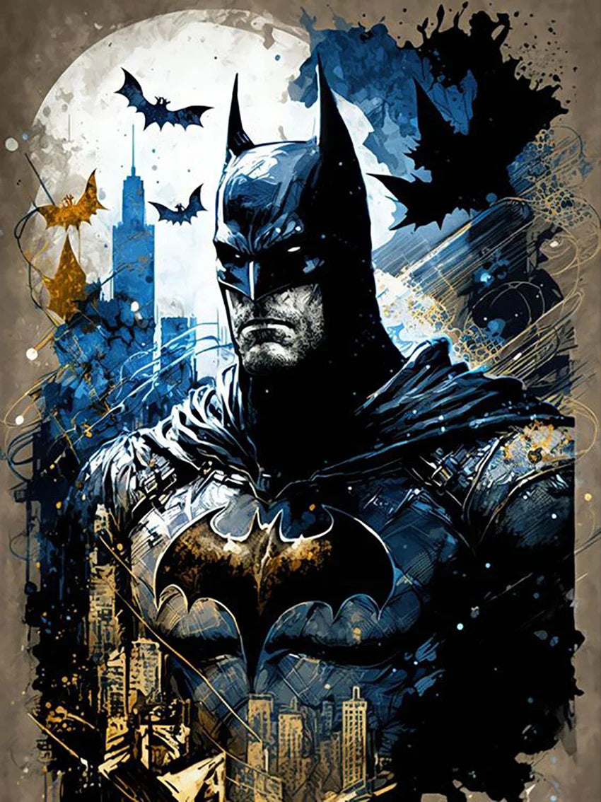Comics Batman DC Diamond Painting New Pixel 5D Wall Posters