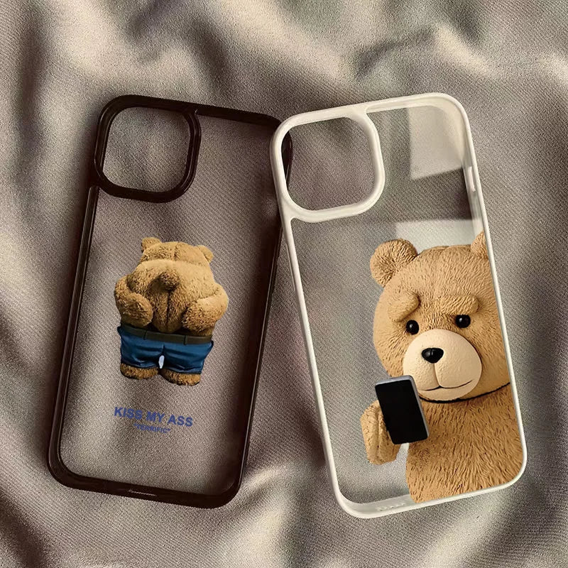 Cartoon Teddy Bear Phone Case