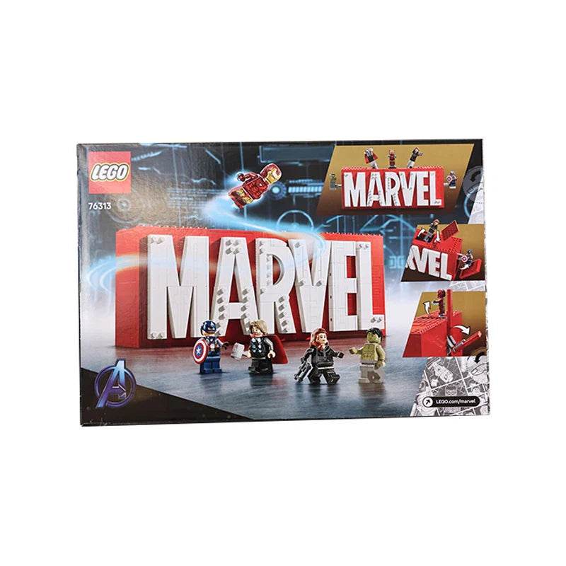 Lego 76313 Marvel Logo and Minifigure Marvel Series 2025 New Educational Building Blocks - Lego 76313